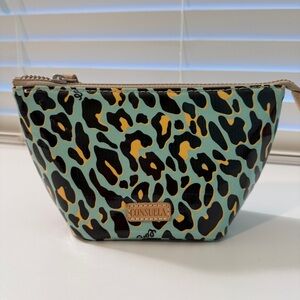 Consuela Leopard Print Pouch Laguna Medium